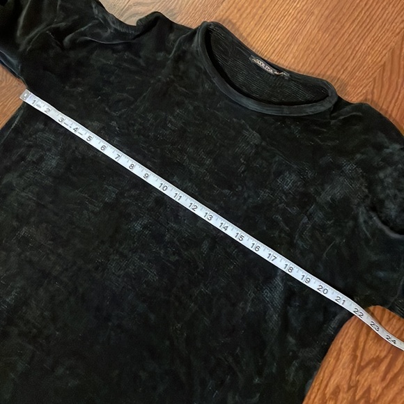 NIDODILEDA luxury soft wool formal midi media dress sequins fringe sweater blk M - Picture 12 of 17